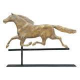 Late 19th Century American Gilded Horse Weathervane