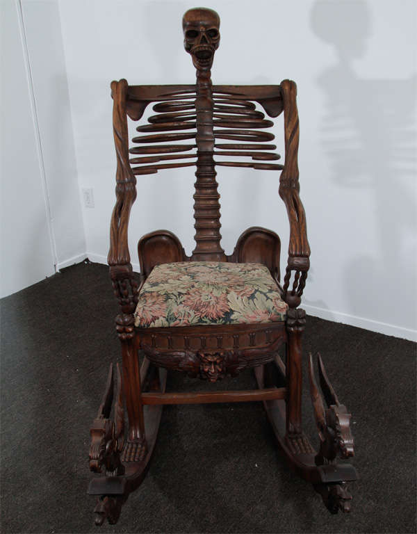 skeleton rocking chair for sale