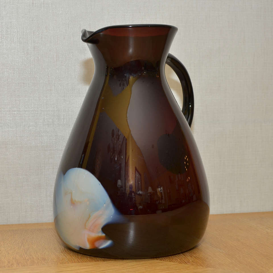 1960s Murano Glass Pitcher In Good Condition In Saint-Ouen, FR