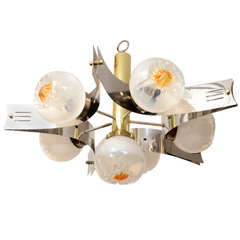 Striking Mazzega Chandelier 3