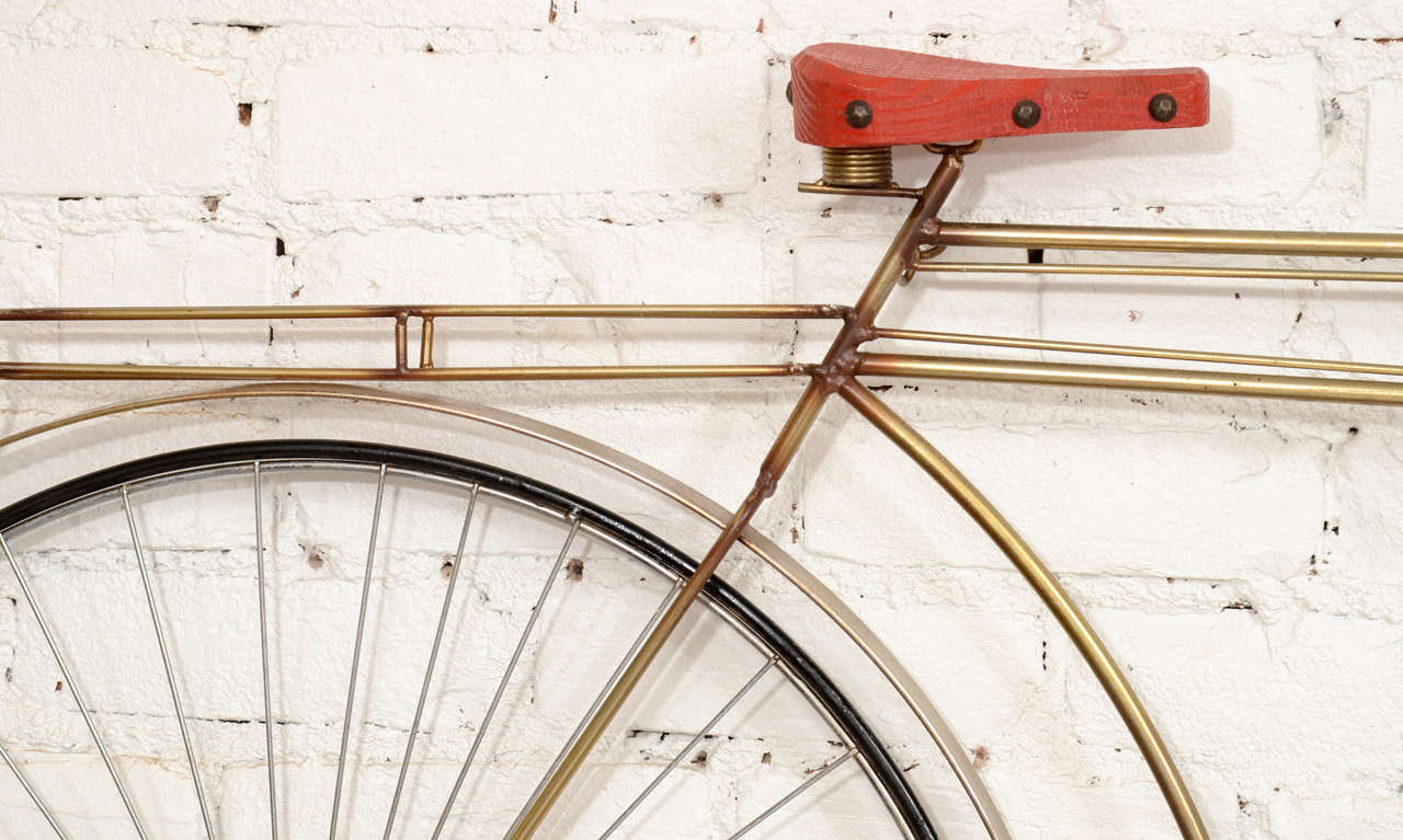 American Curtis Jere Bicycle Wall Sculpture