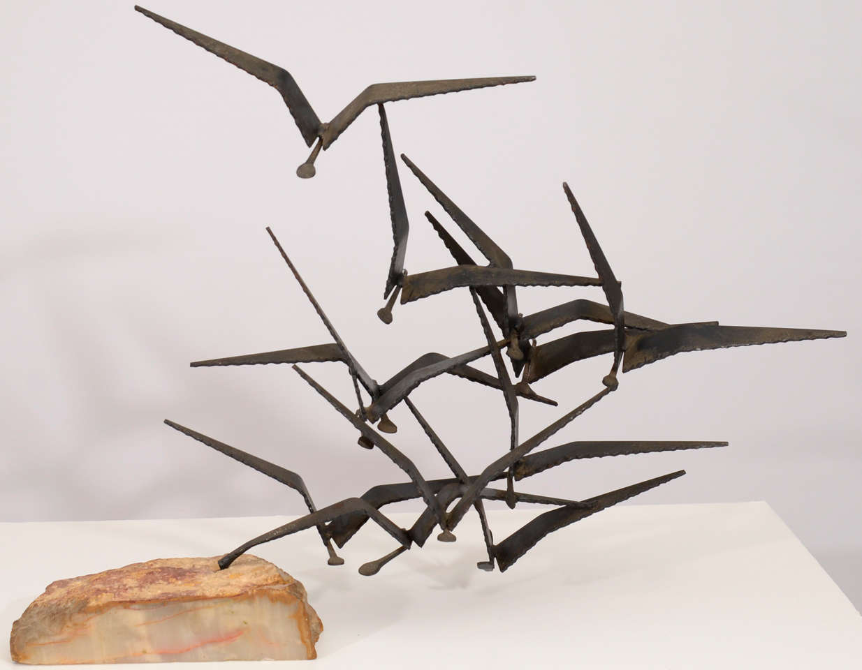 Steel Curtis Jere Table Top Sculpture