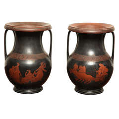 Pair of 19th Century Welsh Vases