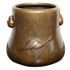 19th Century Japanese Bronze Vase 3