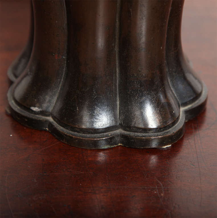 19th Century Japanese Bronze vase 1