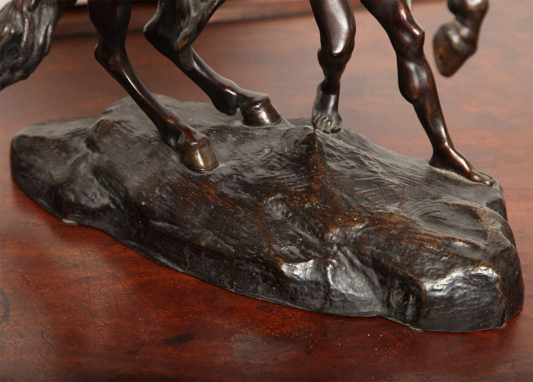 Two 19th Century Bronze Marly Horses For Sale 3