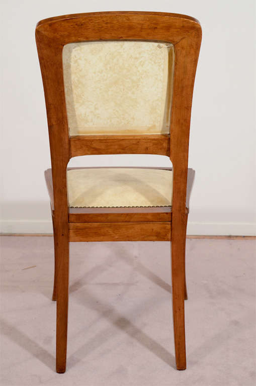 Single Art Nouveau Side Chair Attributed to Louis Majorelle 1