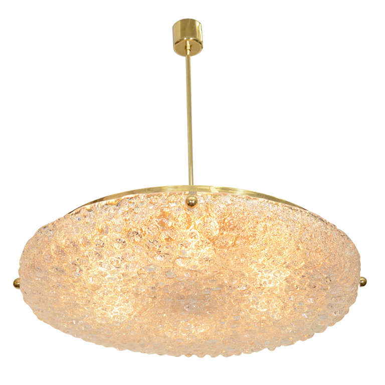 Mid Century Austrian Light Fixture by Kalmar