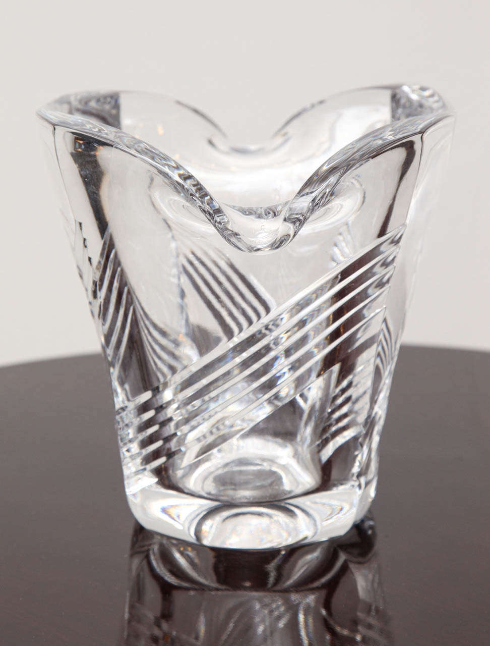 Cut Glass Art Deco Cut Crystal Vase