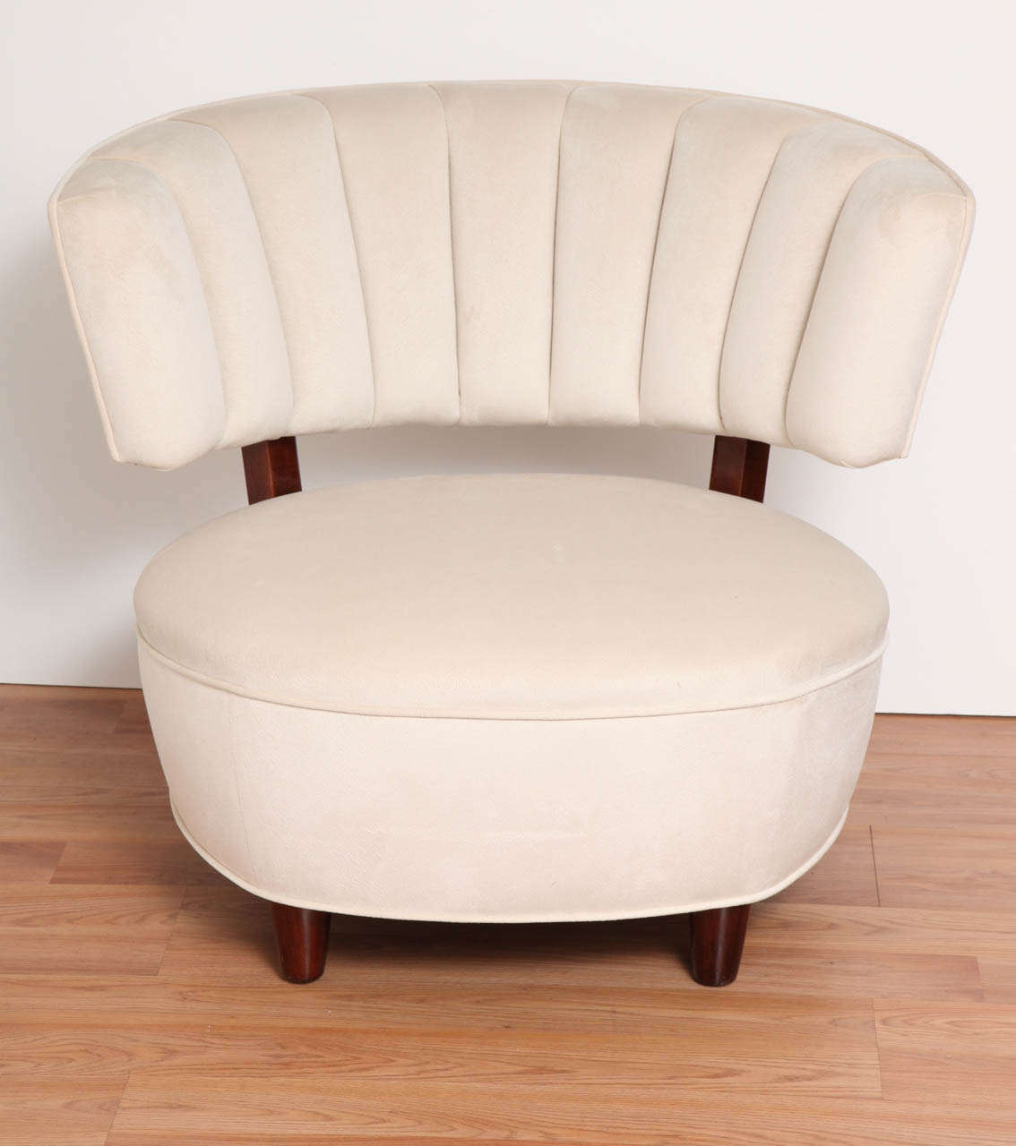 American Pair of Art Deco Tub Chairs designed by Gilbert Rohde