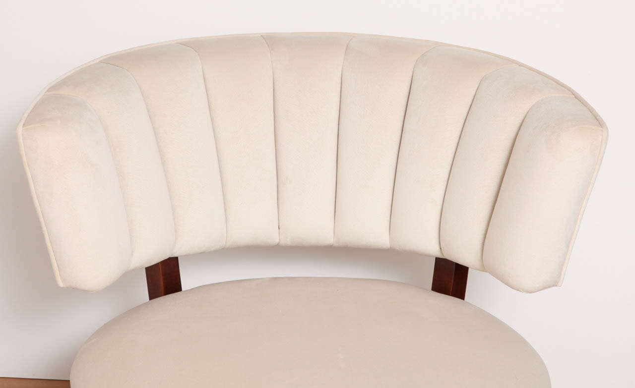Pair of Art Deco Tub Chairs designed by Gilbert Rohde In Excellent Condition In Pompano Beach, FL