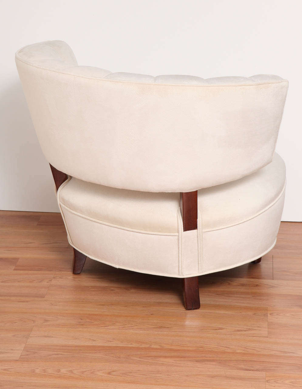 Maple Pair of Art Deco Tub Chairs designed by Gilbert Rohde