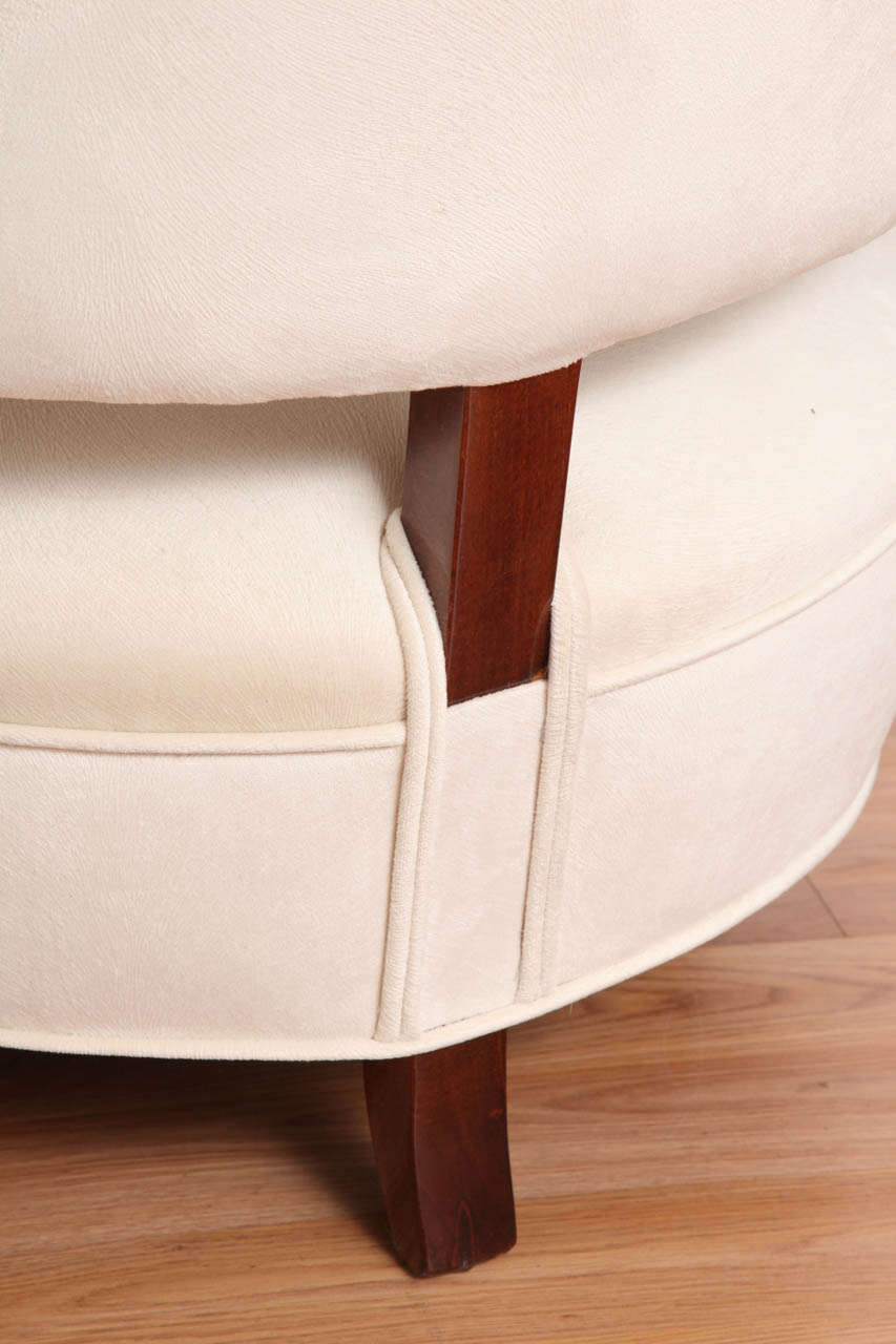 Pair of Art Deco Tub Chairs designed by Gilbert Rohde 1