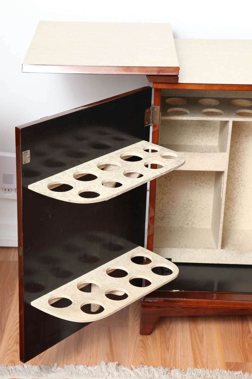 MidCentury FoldOut Bar For Sale at 1stDibs fold out bar