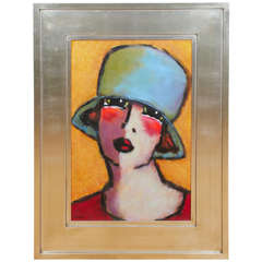"La Soeur de Laura" Oil on Canvas by Timmers 12