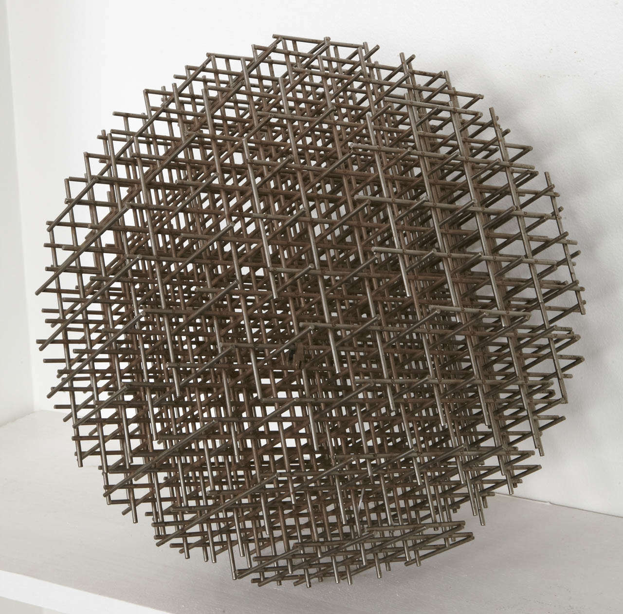 François Morellet Circular Steel Sculpture, 