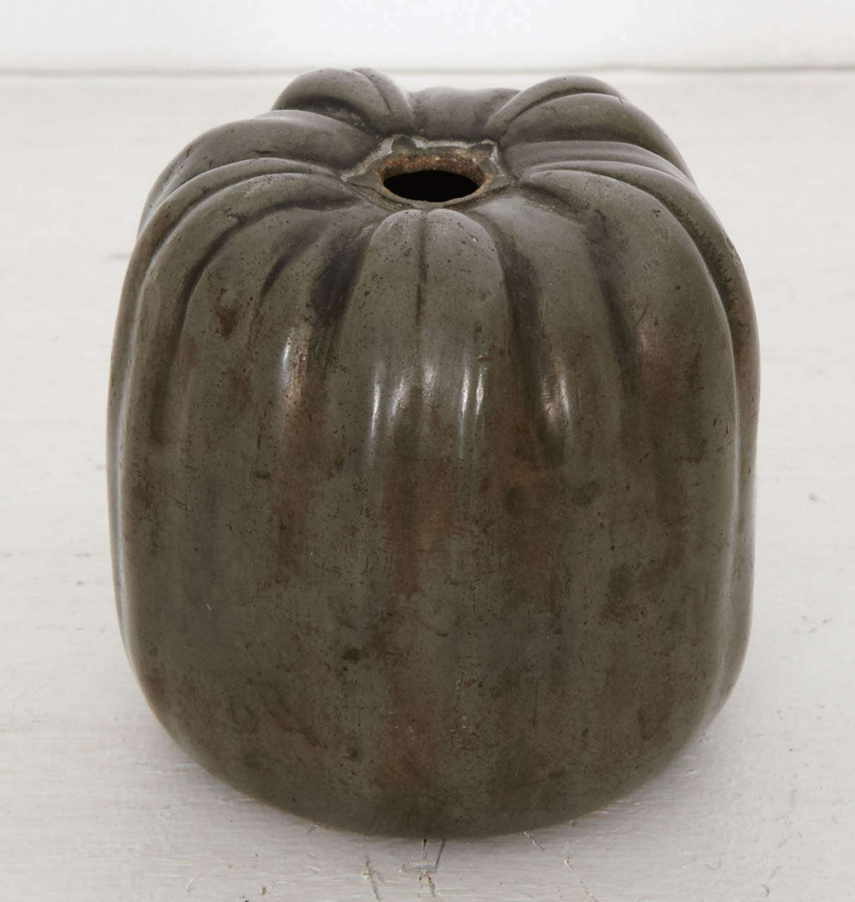 C. 1908 Small Signed Jean DUNAND Metal Vase