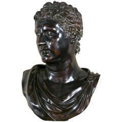 Bronze Bust of Caesar Augustus