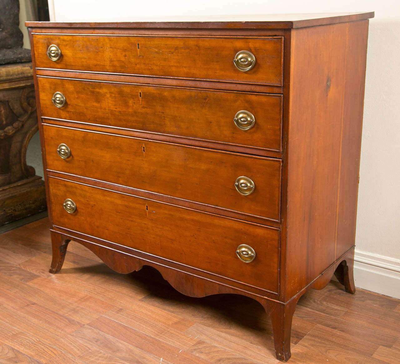 Cherry American Federal Period Chest For Sale