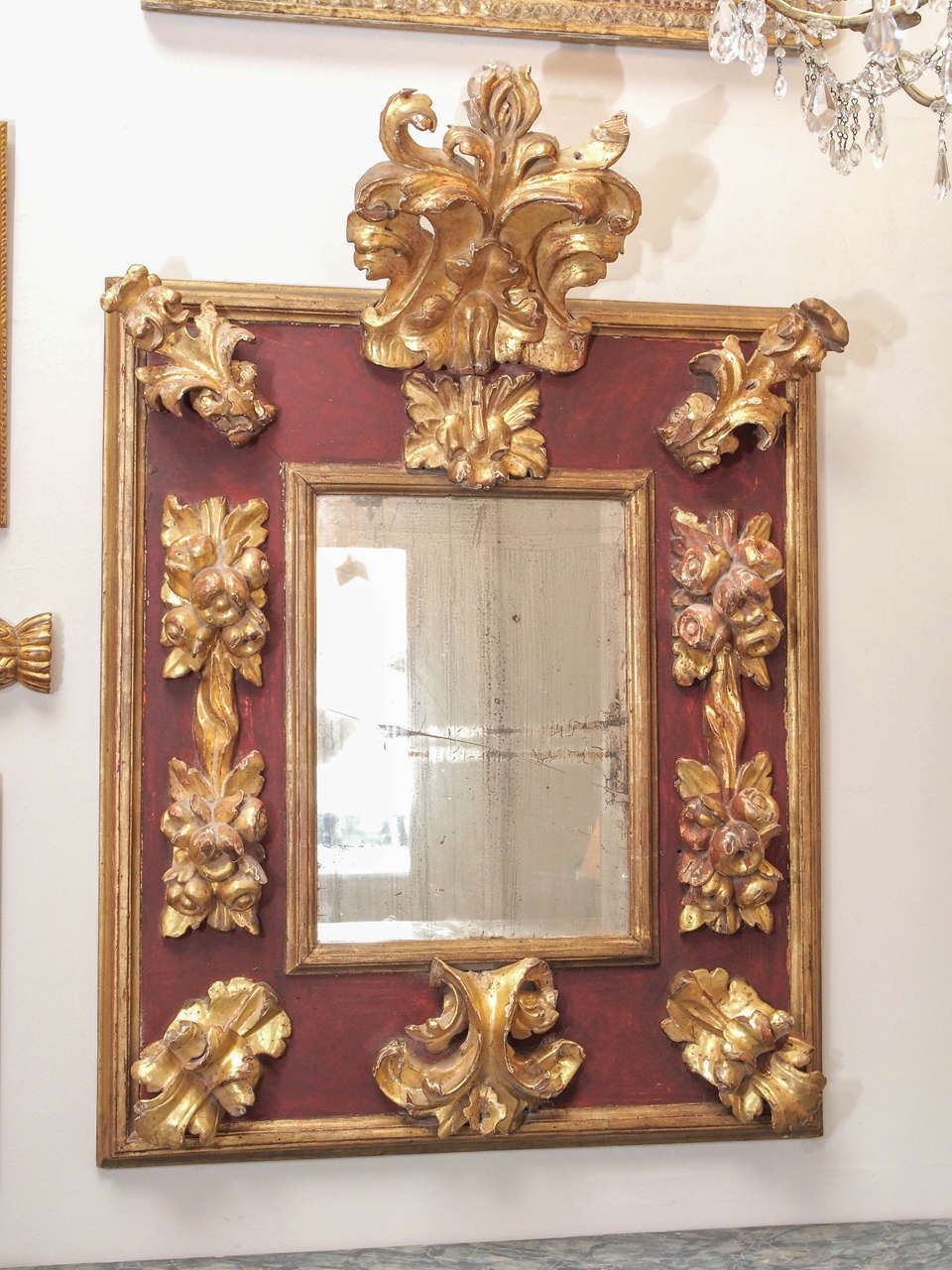 Italian Rococo Style Mirror