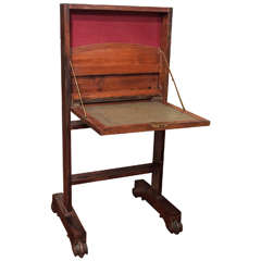 Antique 19th Century Folding Writing Table, "Billet Doux"