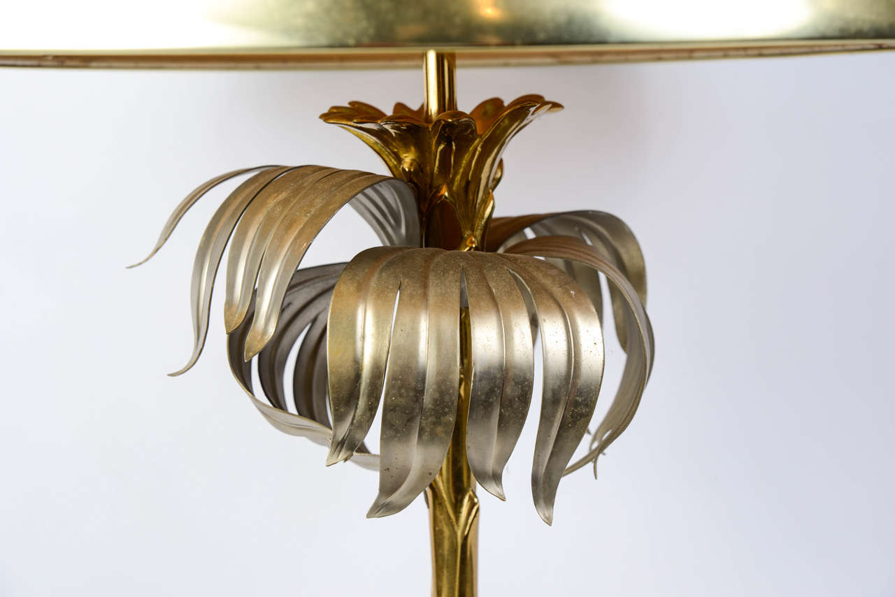 Mid-20th Century Beautiful Bronze Tree Lamp by Baguès
