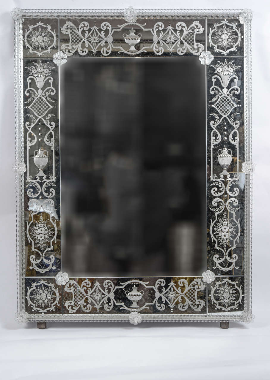 Venetian mirror from the years 1900.