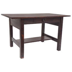 Antique Gustav Stickley Library Table or Writing Desk, circa 1905