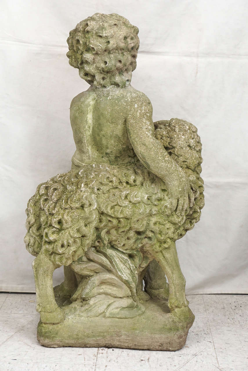 Unknown Early 20th Century Cast  Stone Garden Statue