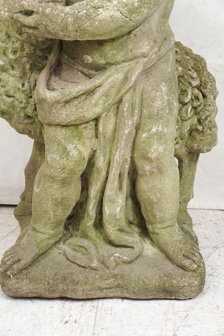 Early 20th Century Cast  Stone Garden Statue 1