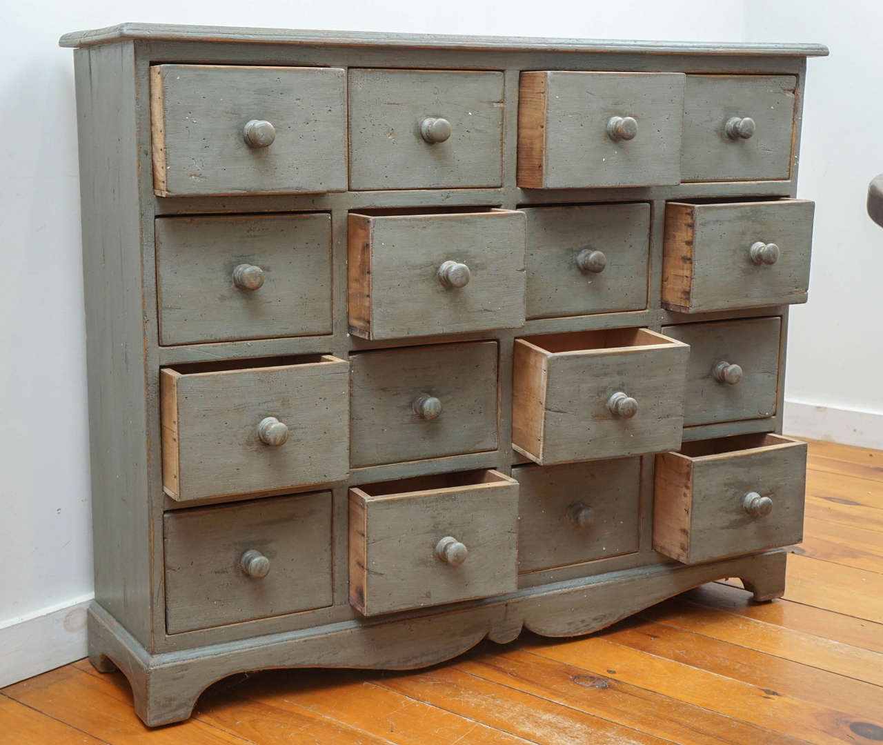 Canadian Grey Multi Drawer General Store Counter