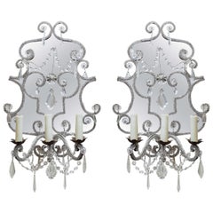 Antique Pair of Venetian Sconces, circa 1800