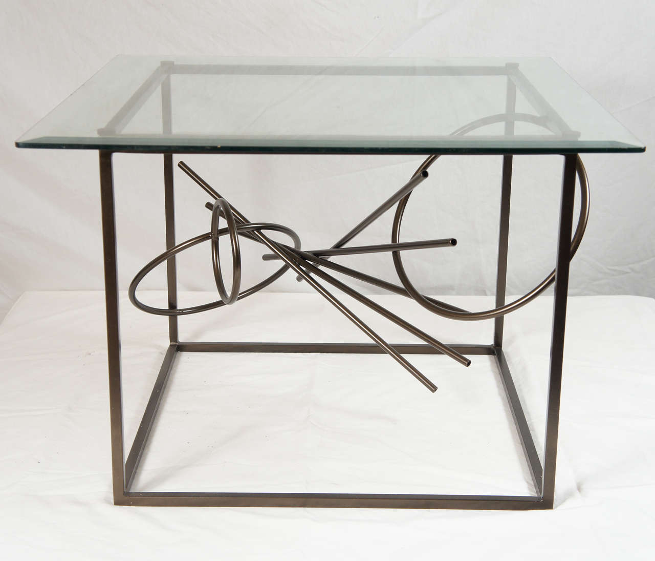 American Original Custom-Made in America, One of a Kind Sculptural Table by Lou Blass For Sale
