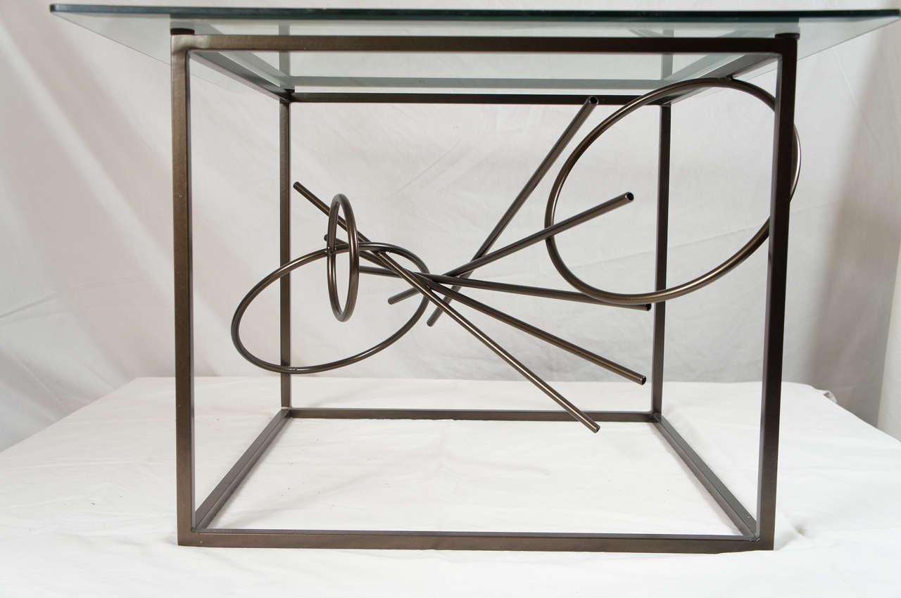 Original Custom-Made in America, One of a Kind Sculptural Table by Lou Blass In Excellent Condition For Sale In Hudson, NY