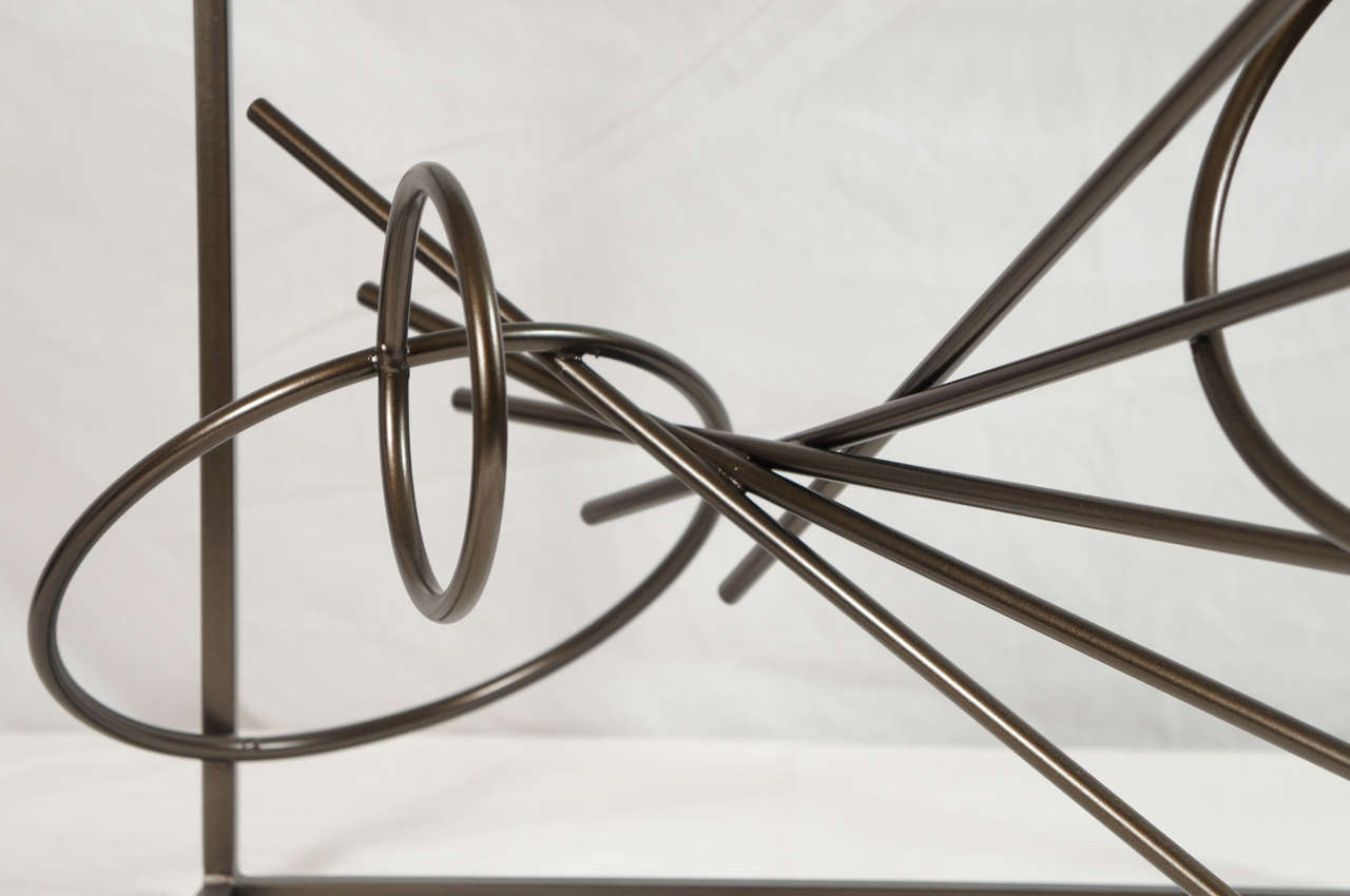 Contemporary Original Custom-Made in America, One of a Kind Sculptural Table by Lou Blass For Sale