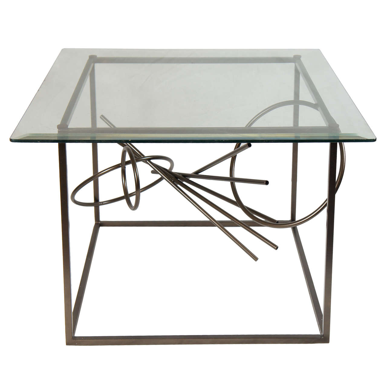 Original Custom-Made in America, One of a Kind Sculptural Table by Lou Blass For Sale