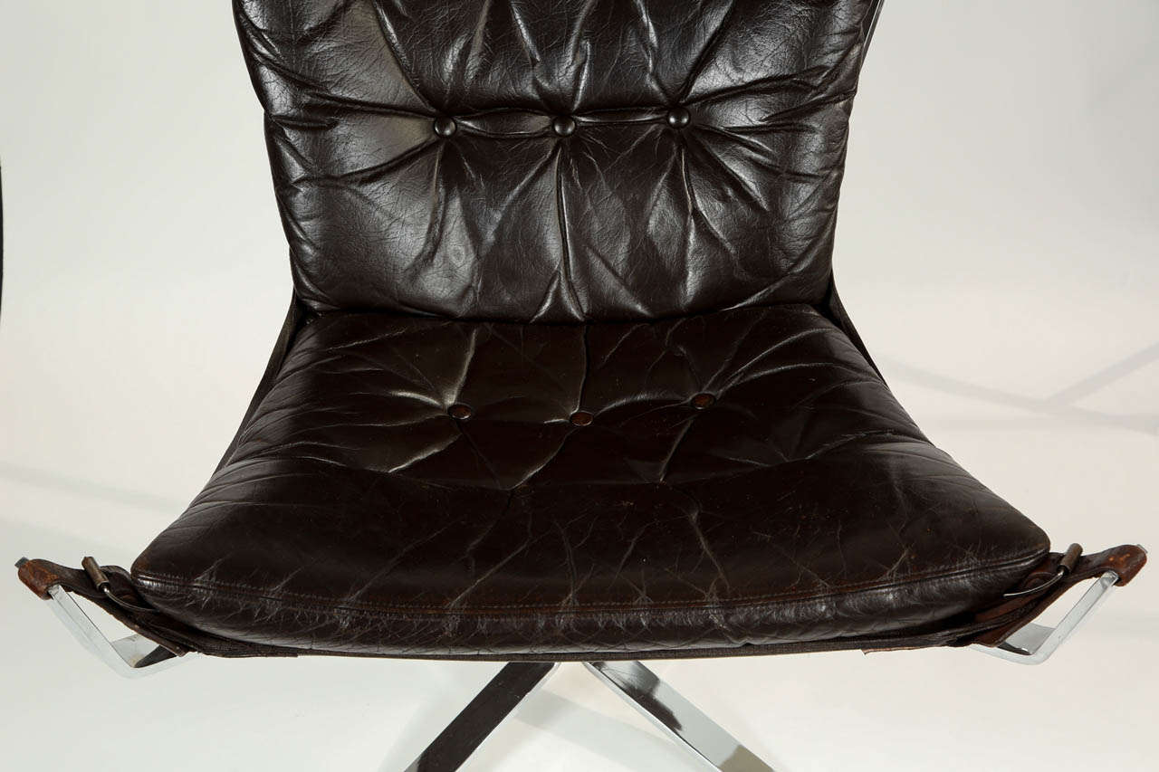 Impeccable 1970's Sigurd Resell Falcon Chair 2