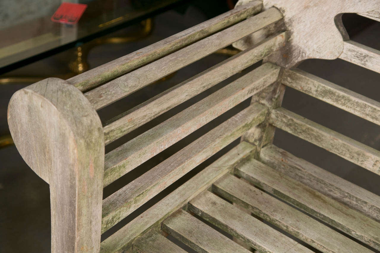 Pair of English Lutyen Garden Chairs In Good Condition In Stamford, CT