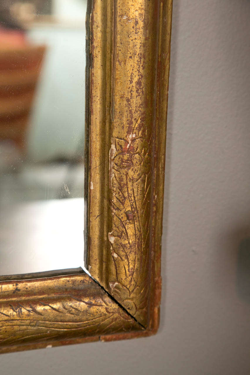 French Giltwood Mirror For Sale 1