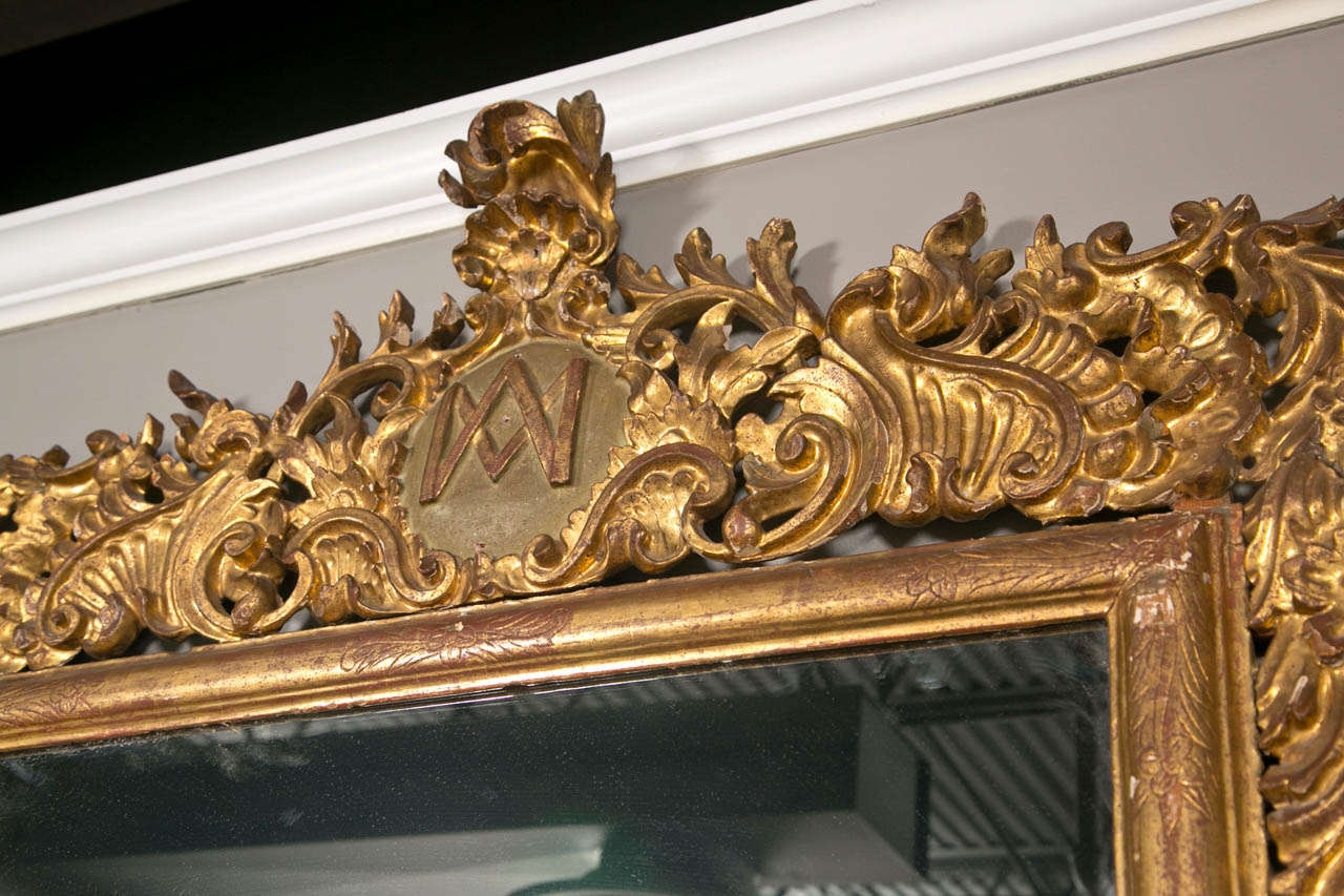 French Giltwood Mirror For Sale 2