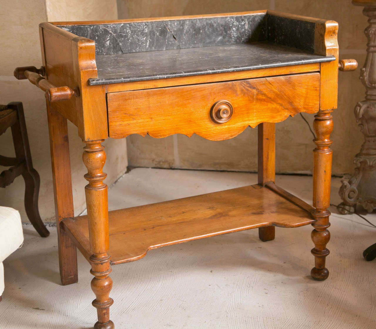 French Slate Top Wash Stand For Sale 5