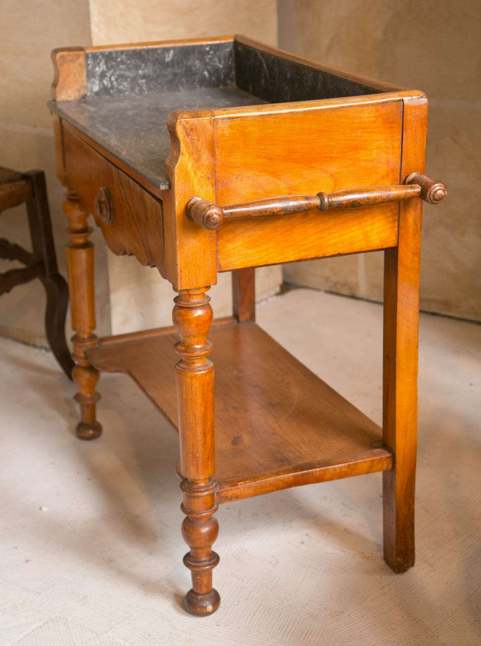 French Slate Top Wash Stand For Sale 4