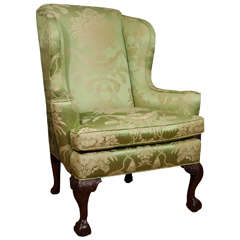 18th Century Walnut Wing Chair 9