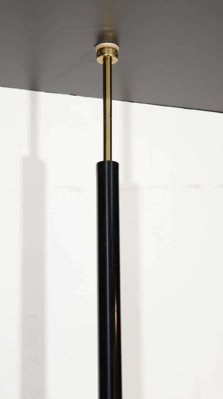 mid century tension pole lamp