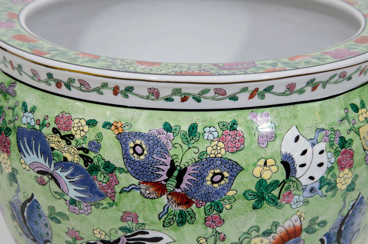 antique chinese fish bowl