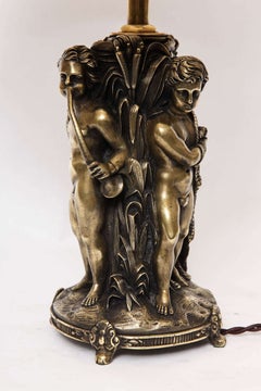 Table Lamp Art Deco Bronze figurative France 1920's