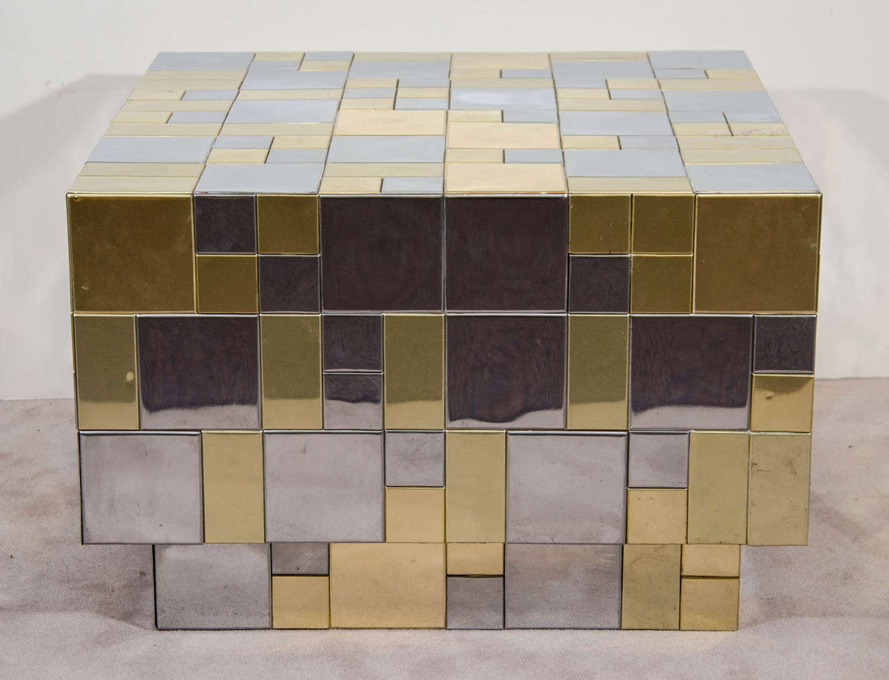 Mid Century Patchwork Coffee or Cocktail Table Paul Evans Style