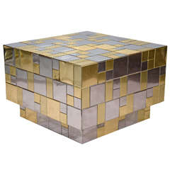 Mid Century Patchwork Coffee or Cocktail Table Paul Evans Style