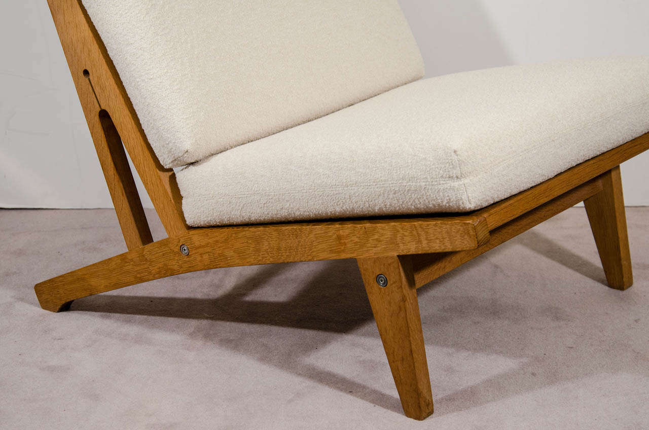 Mid-Century Modern A Mid Century Hans Wegner Lounge Chair By Getama