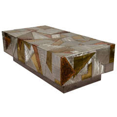 A Midcentury Paul Evans Style Patchwork Coffee or Cocktail Table 9